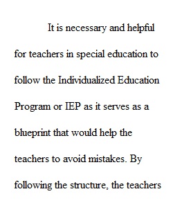 Discussion IEP